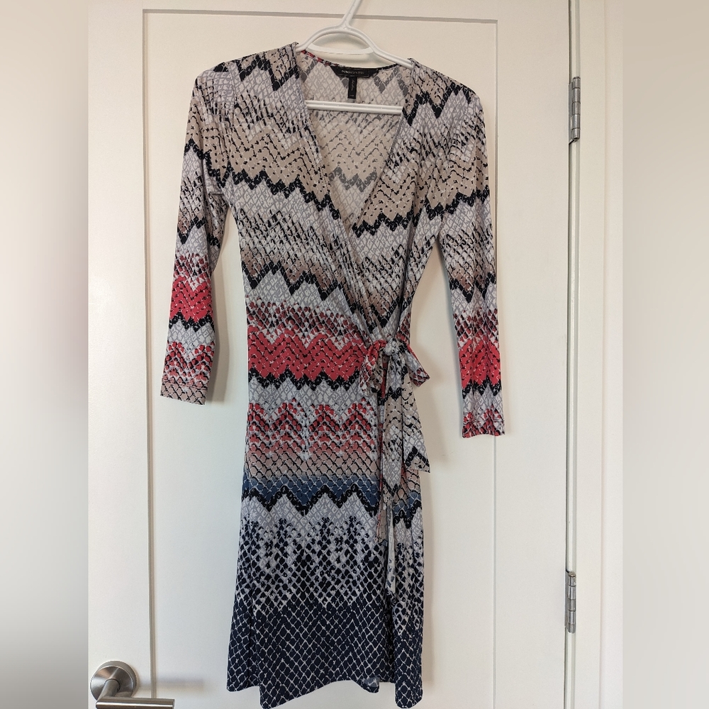 BCBGMaxAzria Adele wrap dress